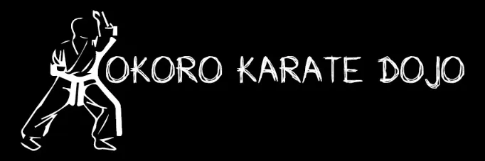 Black version of Kokoro Karate Dojo logo