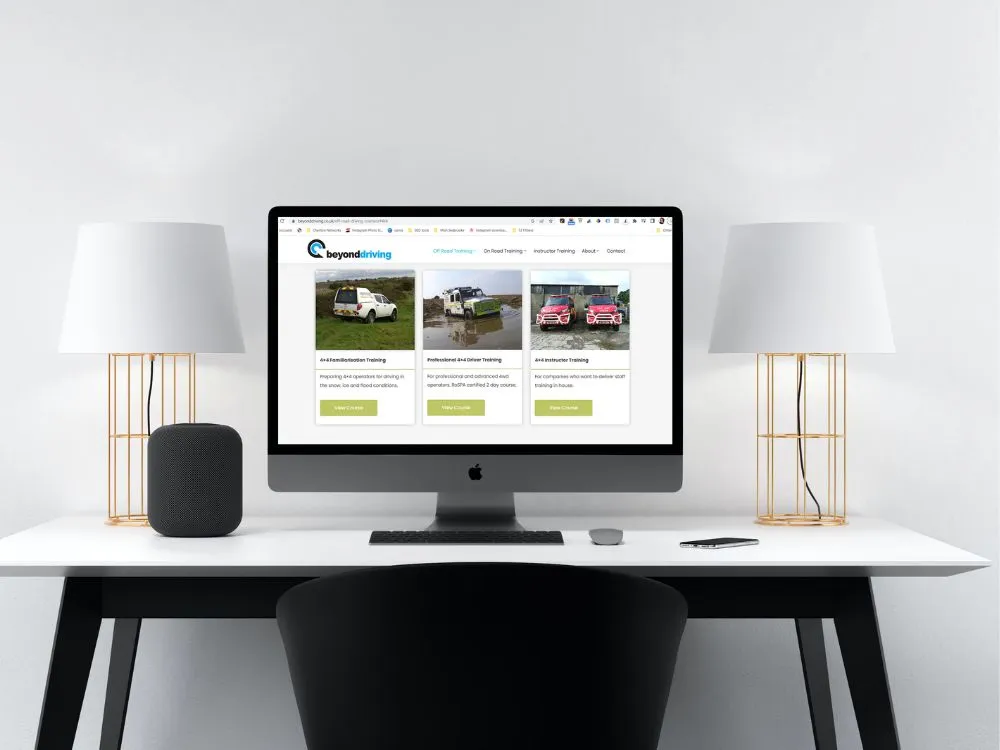 Website redesign for a driver training provider by Yabber Marketing